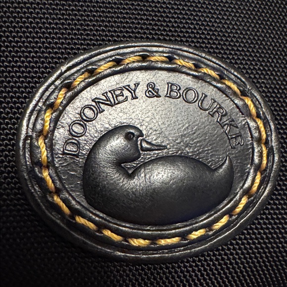 Dooney & Bourke Black Crossbody Bag with Gold Accents - Picture 3 of 7